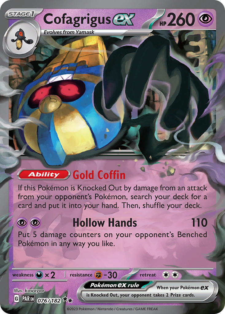 Cofagrigus ex 076/266 Double Rare