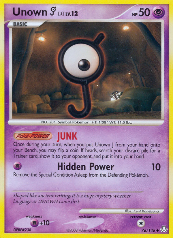 Unown [J] 076/146 Uncommon