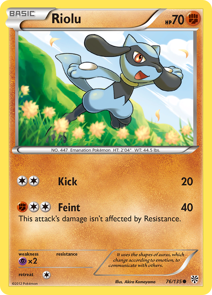 Riolu 076/138 Common