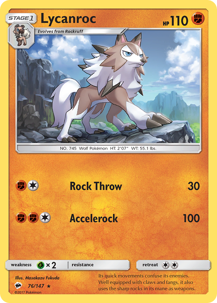 Lycanroc 076/177 Rare