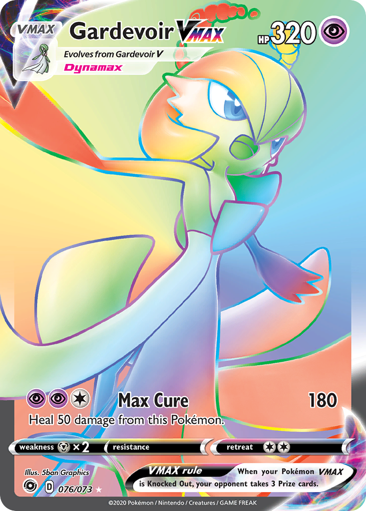 Gardevoir VMAX 076/80 Rare Rainbow