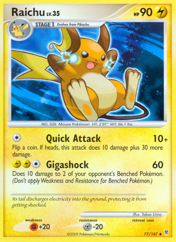 Raichu 077/153 Uncommon