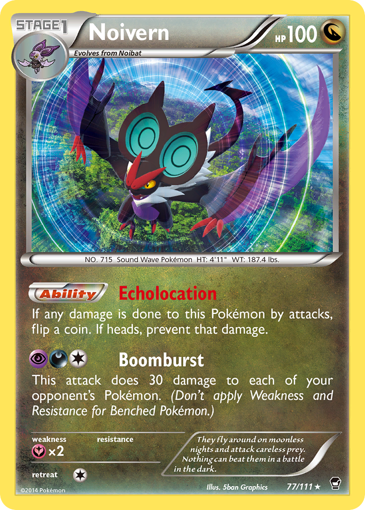 Noivern 077/114 Rare Holo