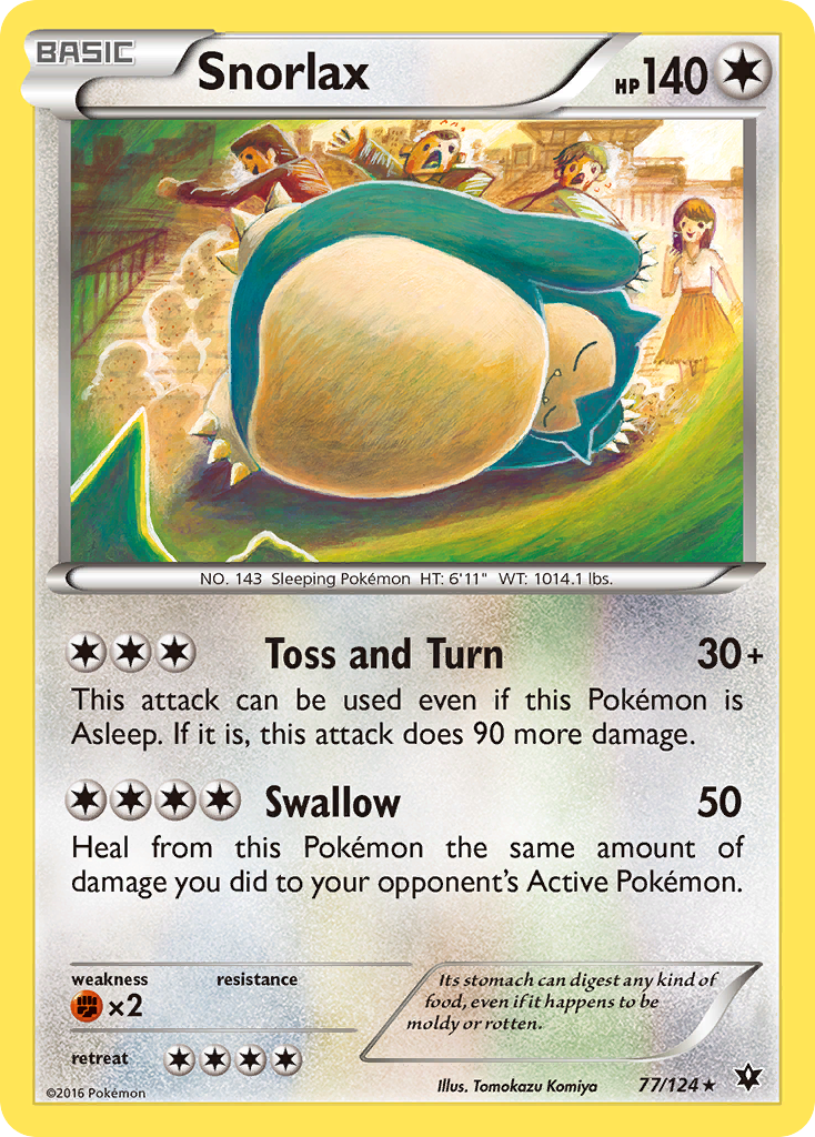 Snorlax 077/129 Rare