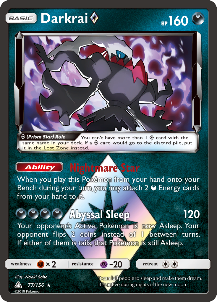 Darkrai ◇ 077/178 Rare Prism Star