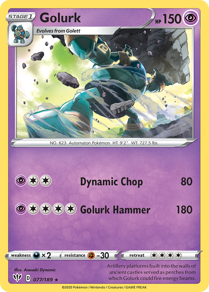 Golurk 077/201 Rare