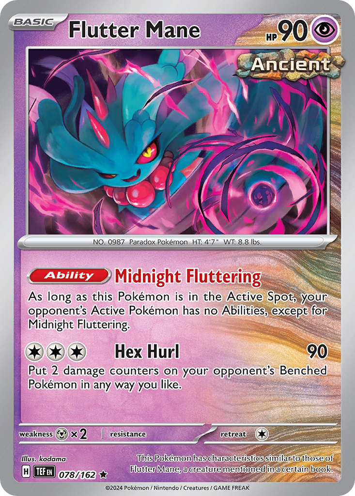 Flutter Mane 078/218 Rare