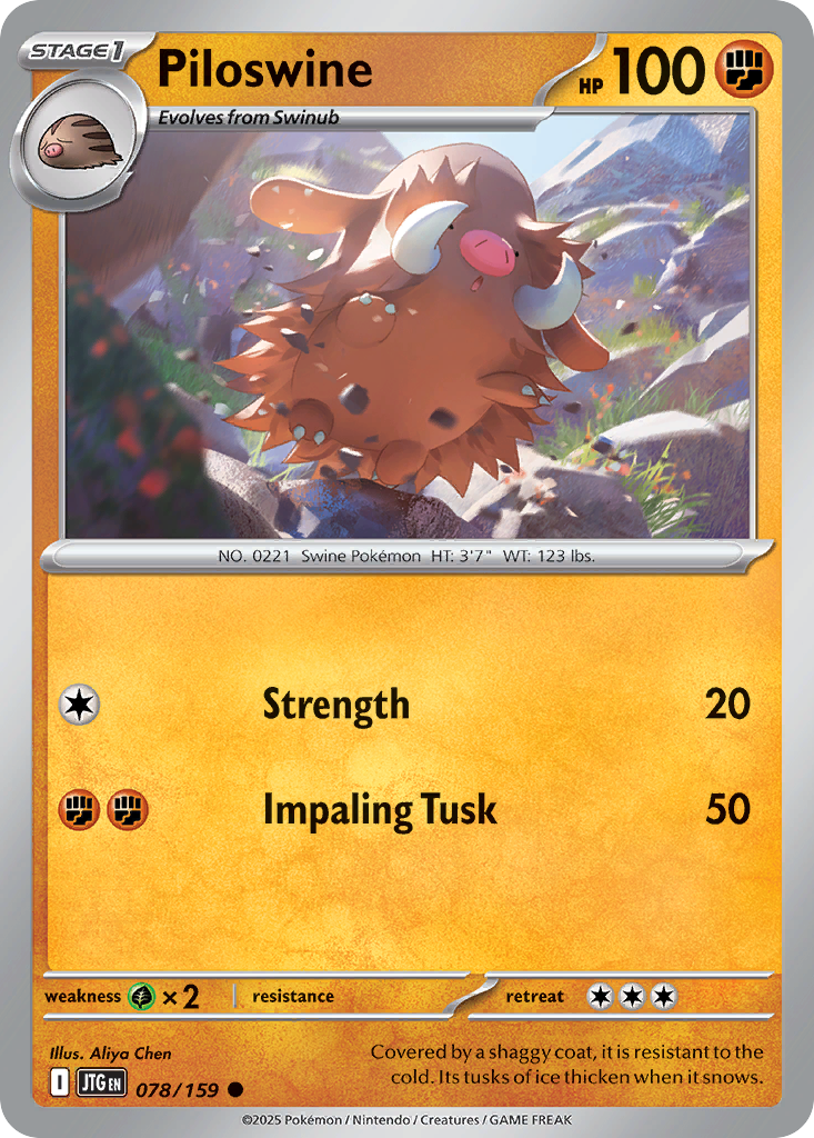 Piloswine 078/190 Common