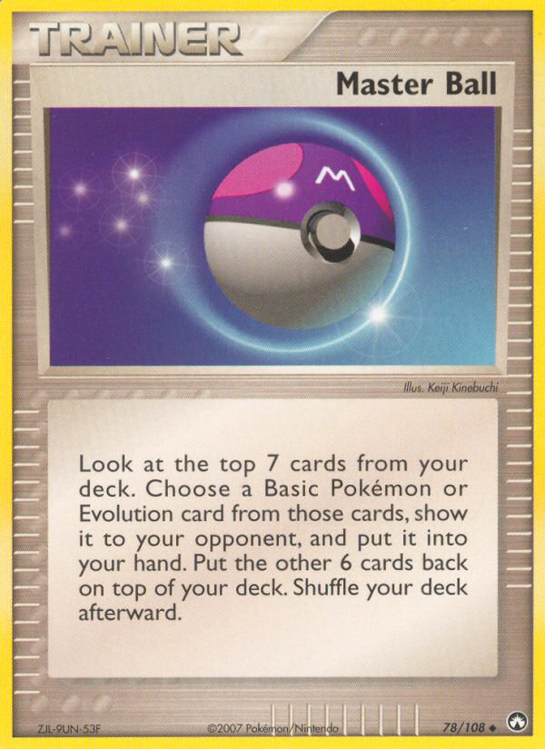 Master Ball 078/108 Uncommon