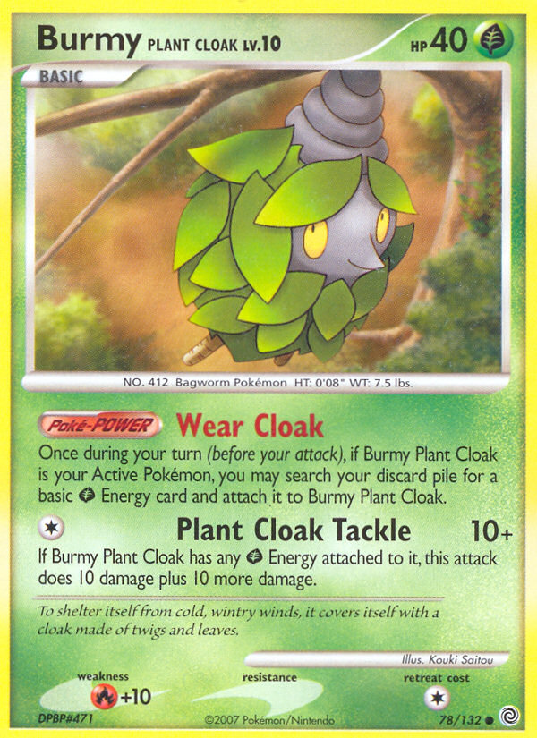 Burmy Plant Cloak 078/132 Common