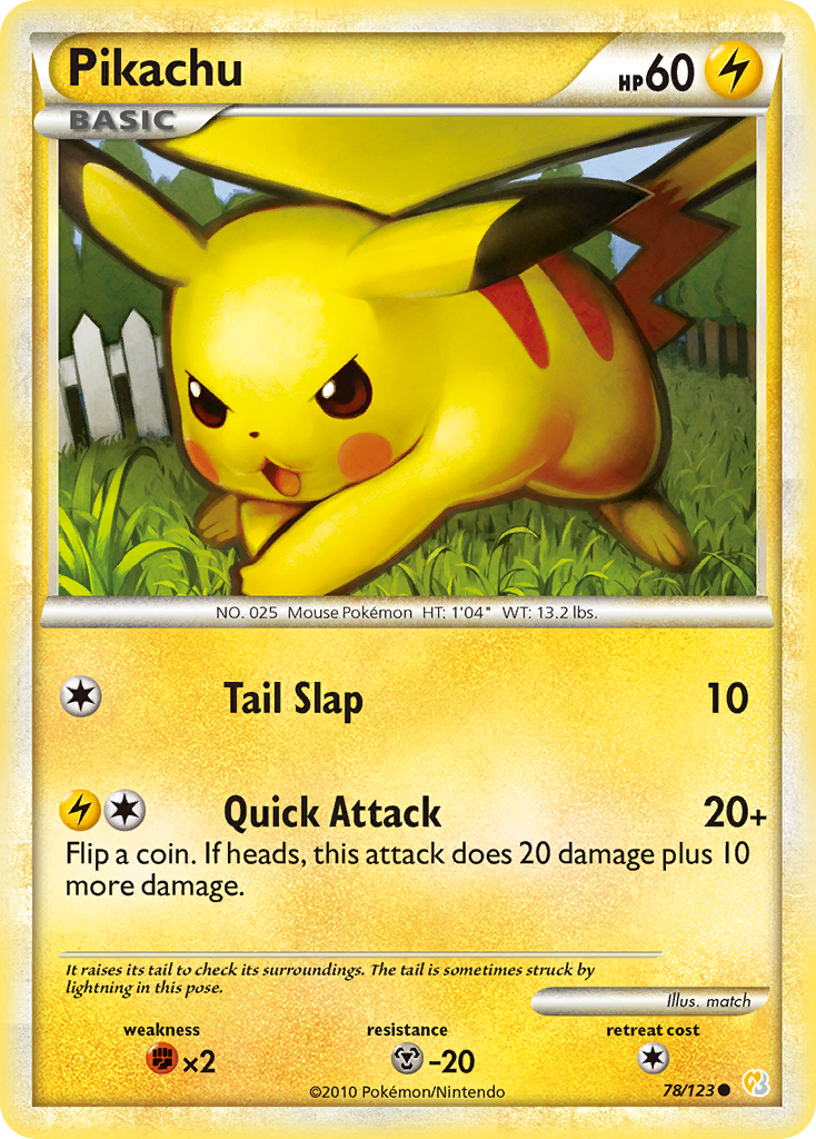 Pikachu 078/124 Common