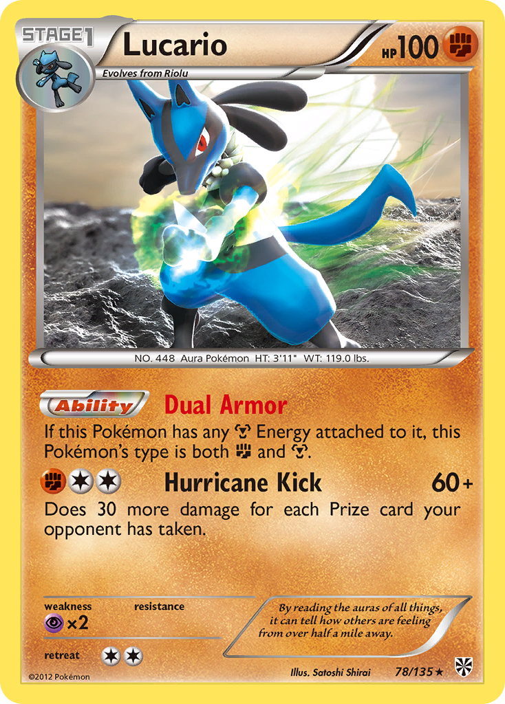 Lucario 078/138 Rare Holo