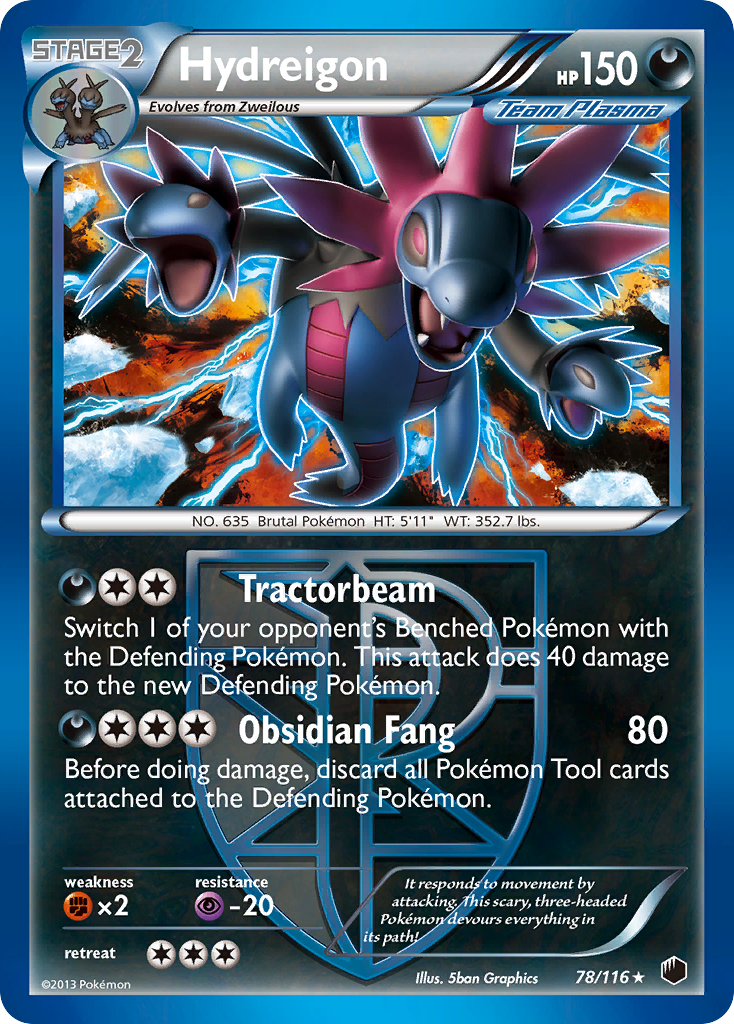 Hydreigon 078/122 Rare Holo
