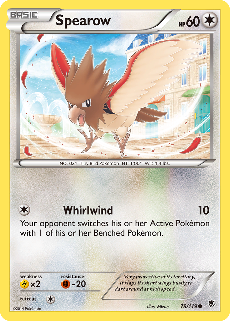 Spearow 078/124 Common