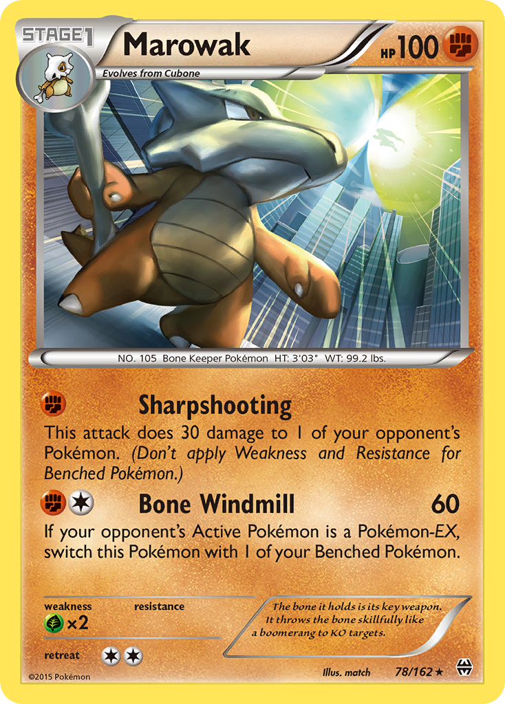 Marowak 078/165 Rare