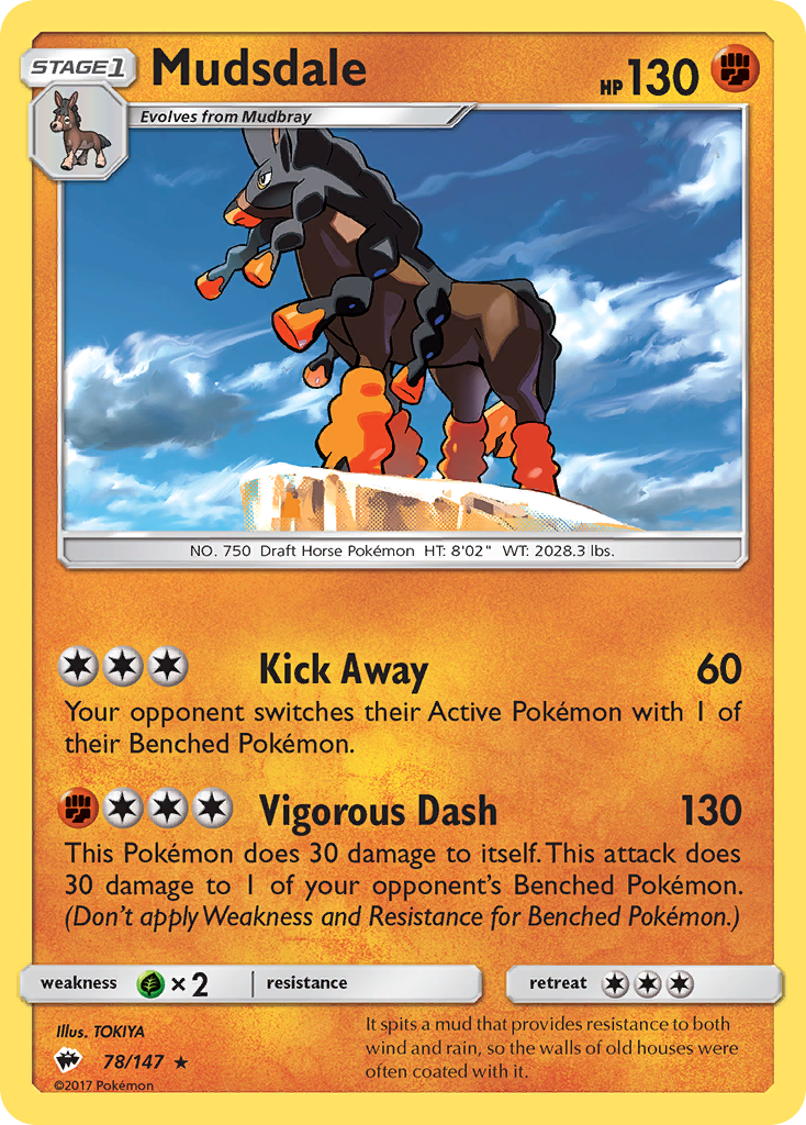 Mudsdale 078/177 Rare