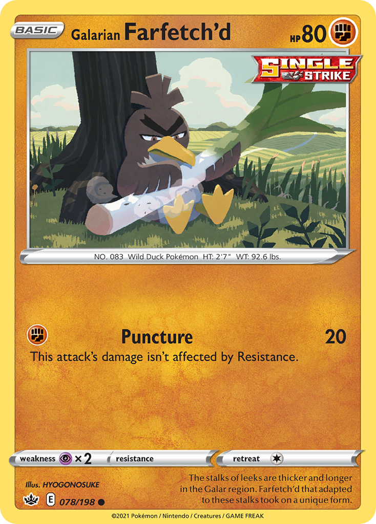Galarian Farfetch'd 078/233 Common