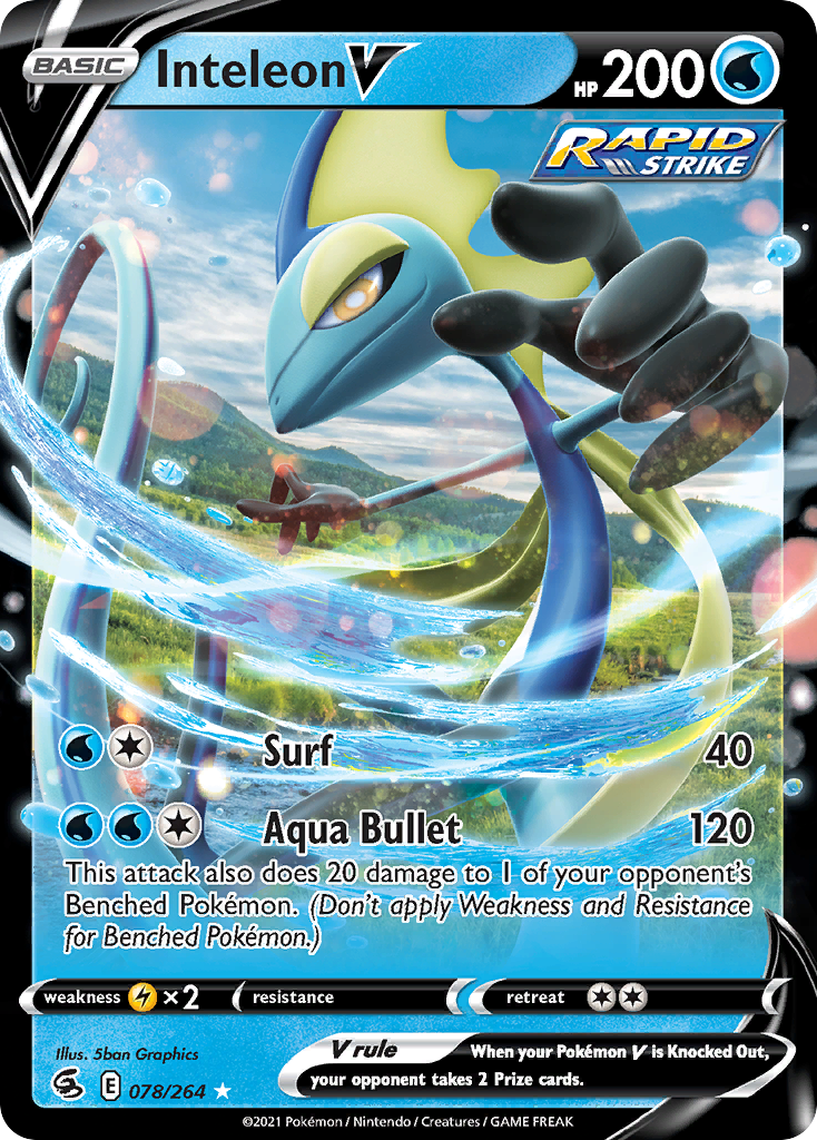 Inteleon V 078/284 Rare Holo V
