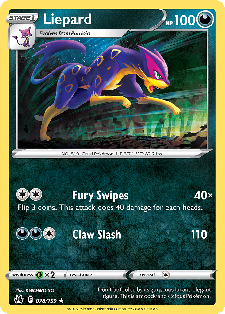 Liepard 078/160 Rare
