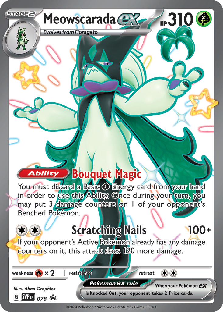 Meowscarada ex 078/196 Promo