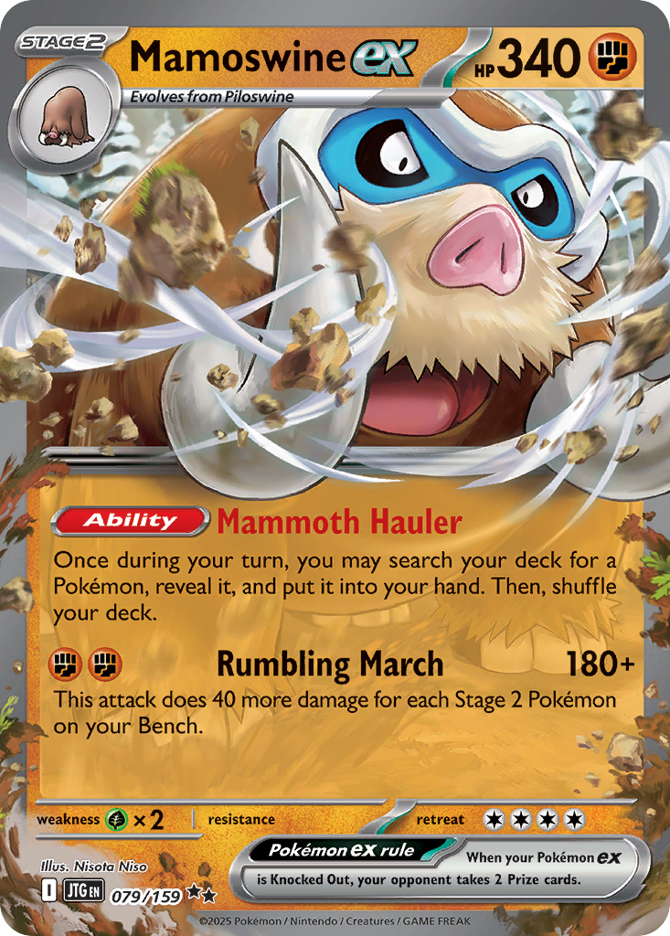Mamoswine ex 079/190 Double Rare