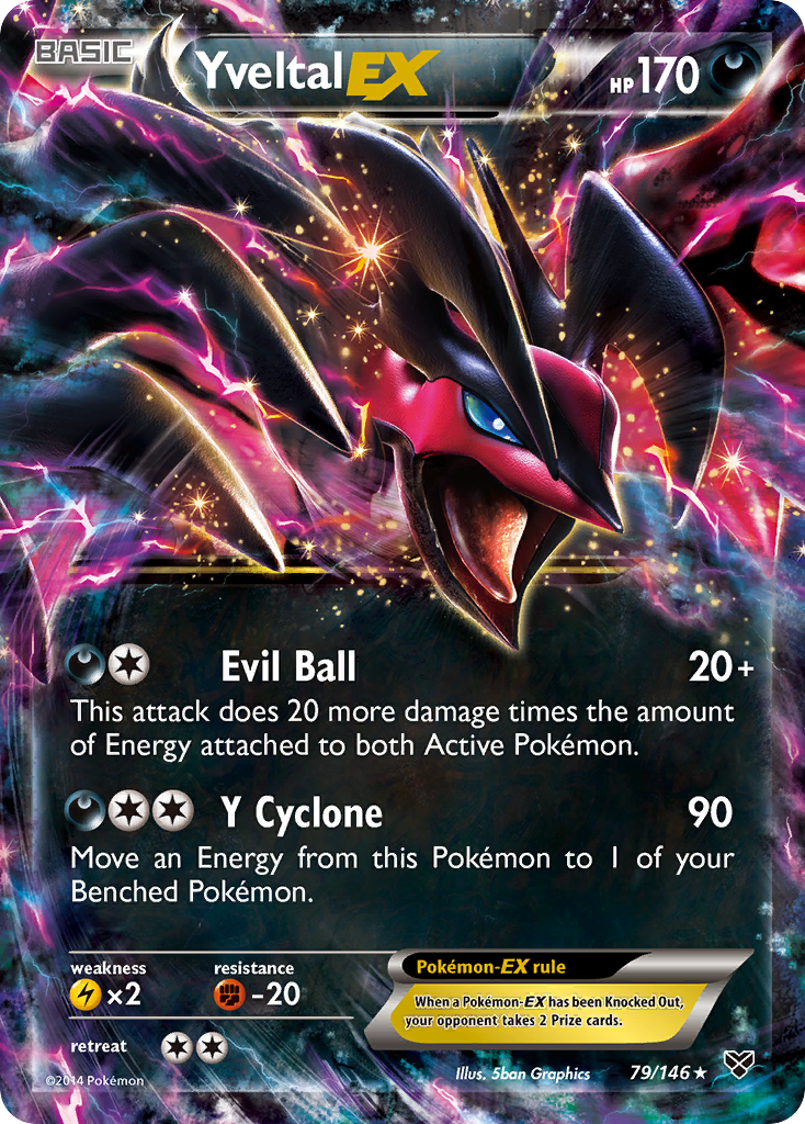 Yveltal-EX 079/146 Rare Holo EX