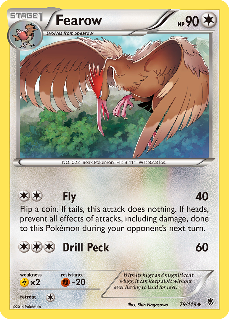 Fearow 079/124 Uncommon