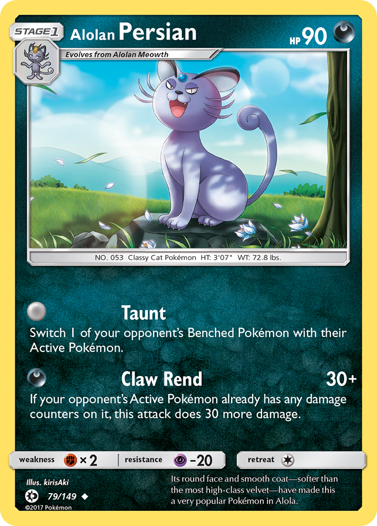 Alolan Persian 079/173 Uncommon