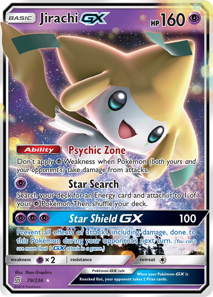 Jirachi-GX 079/260 Rare Holo GX
