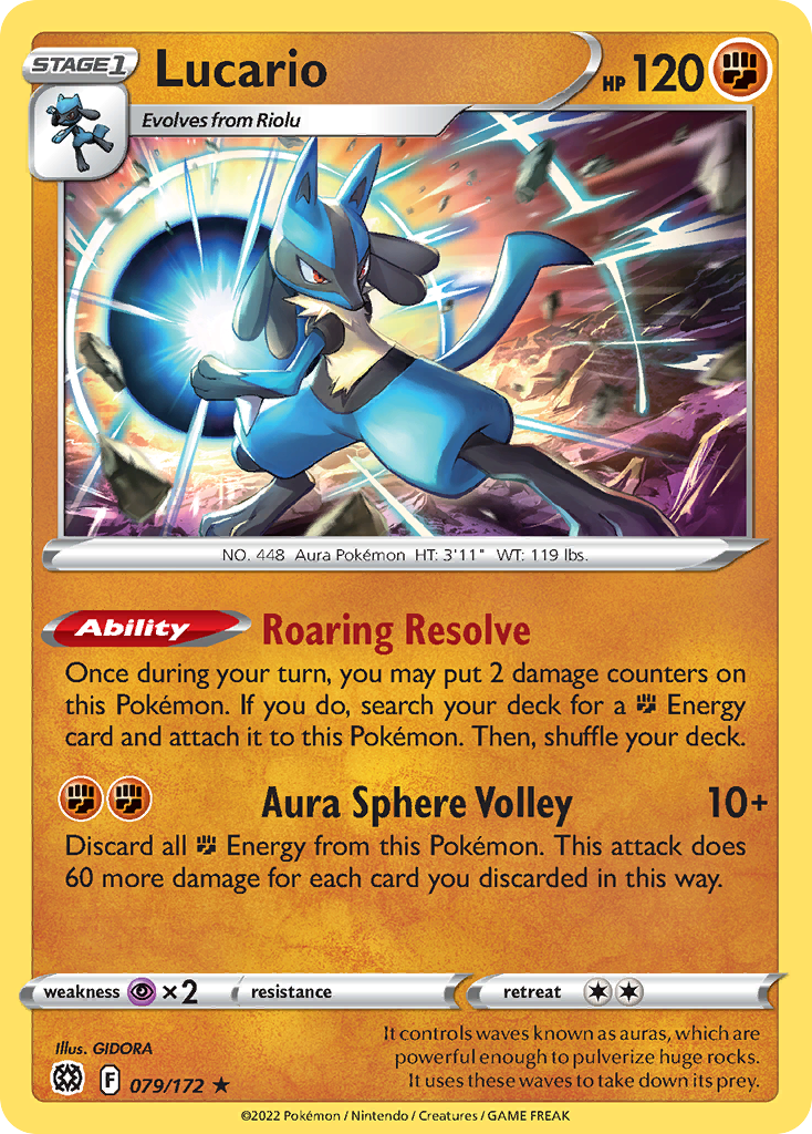 Lucario 079/186 Rare Holo