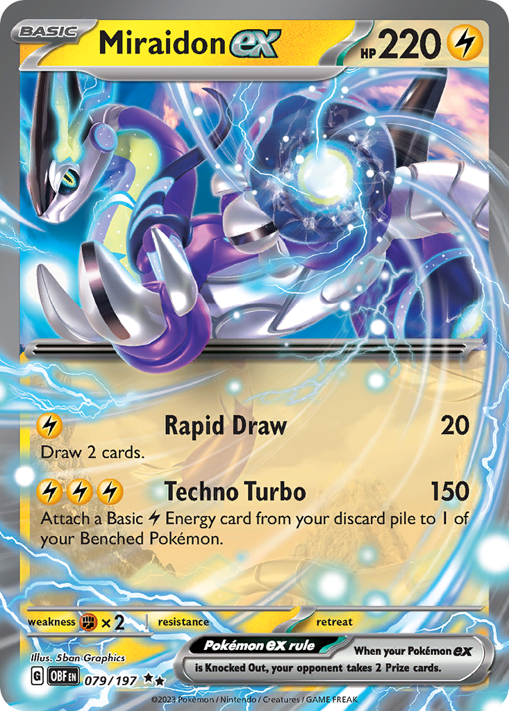 Miraidon ex 079/230 Double Rare