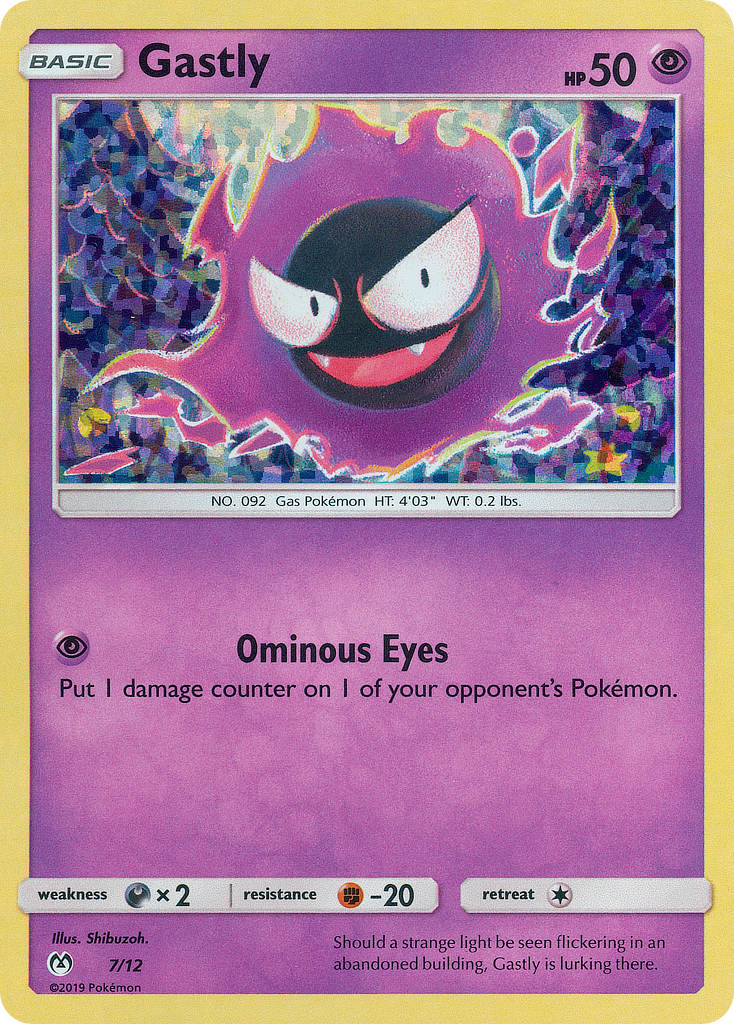 Gastly 007/12 Unknown