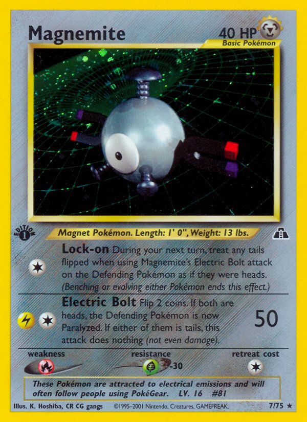 Magnemite 007/75 Rare Holo