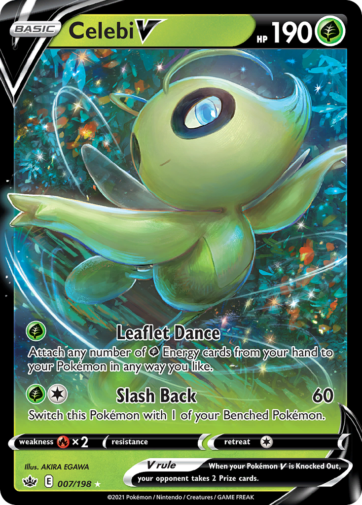 Celebi V 007/233 Rare Holo V