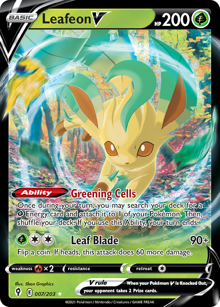 Leafeon V 007/237 Rare Holo V