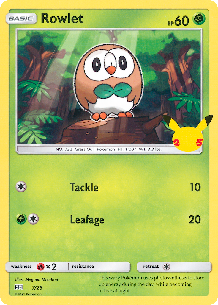 Rowlet 007/25 Unknown