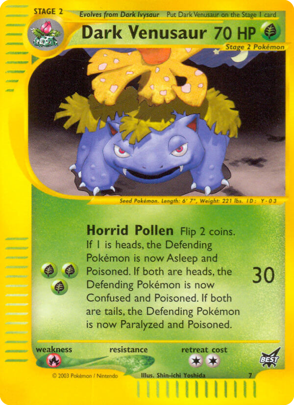 Dark Venusaur 007/9 Promo