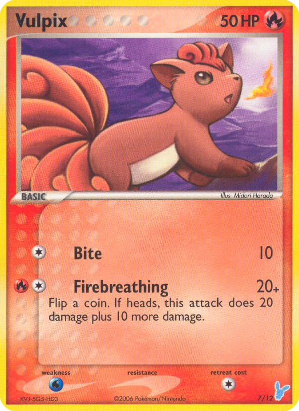 Vulpix 007/12 Unknown