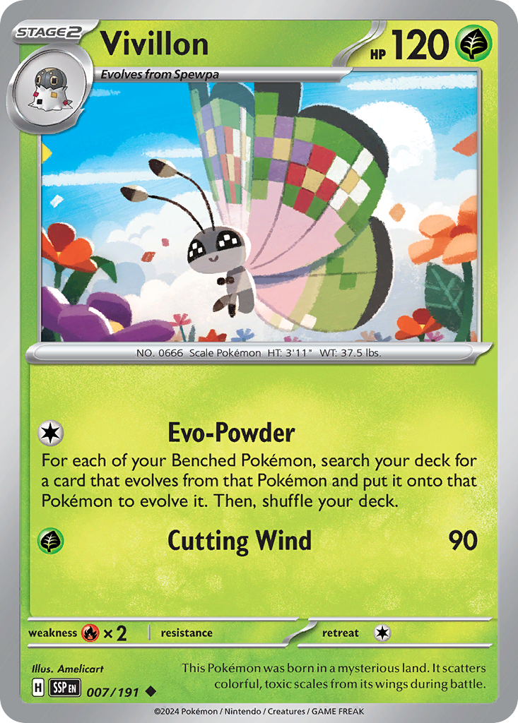 Vivillon 007/252 Uncommon