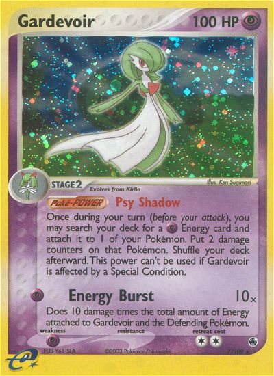 Gardevoir 007/109 Rare Holo