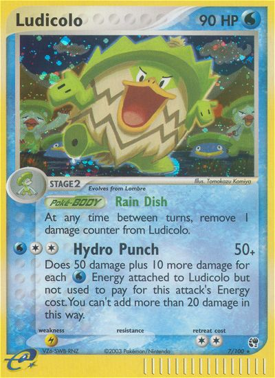Ludicolo 007/100 Rare Holo