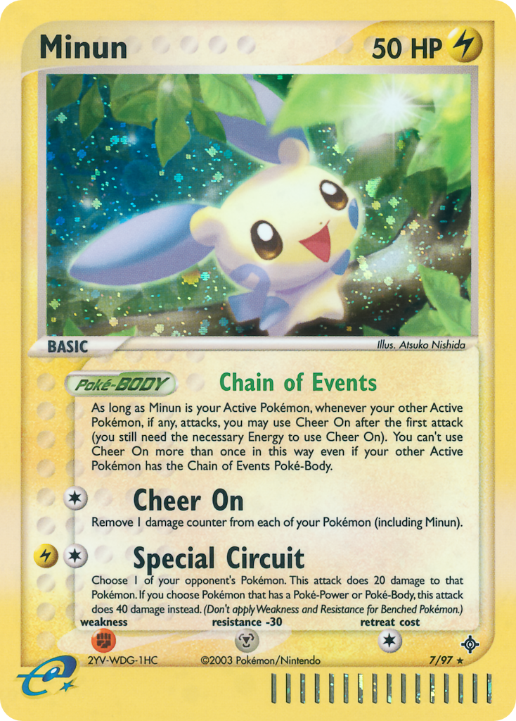 Minun 007/100 Rare Holo