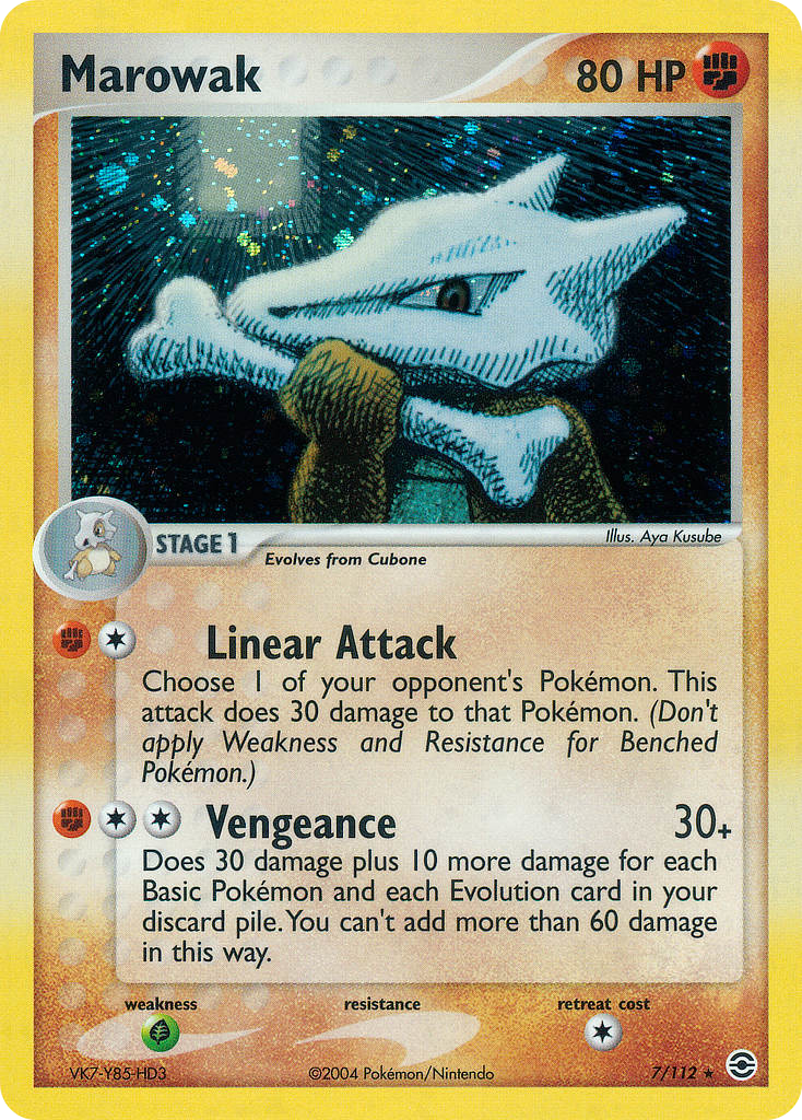 Marowak 007/116 Rare Holo