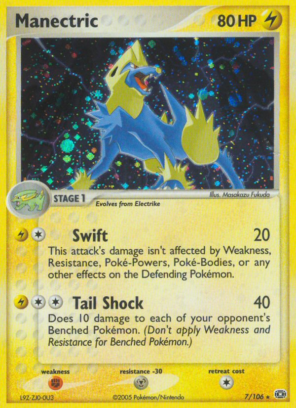 Manectric 007/107 Rare Holo
