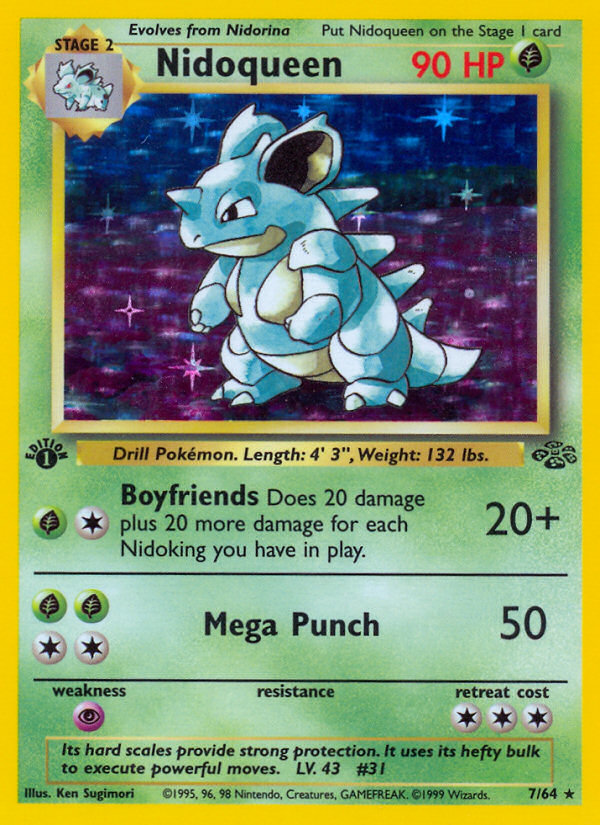 Nidoqueen 007/64 Rare Holo