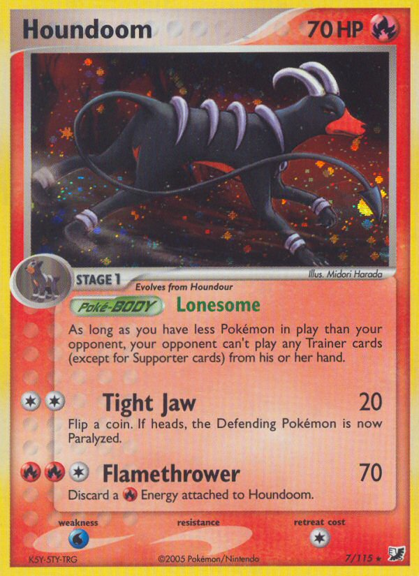 Houndoom 007/145 Rare Holo