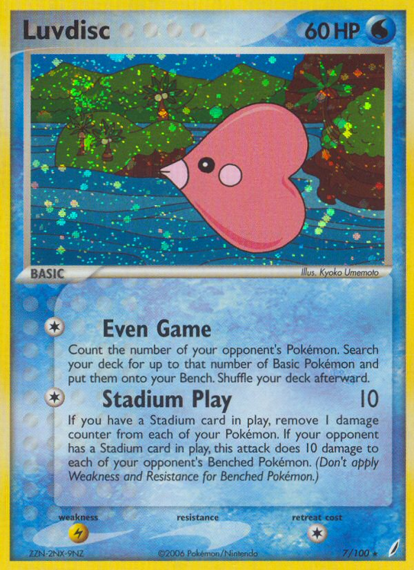 Luvdisc 007/100 Rare Holo