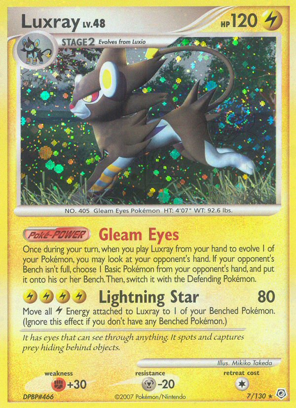 Luxray 007/130 Rare Holo