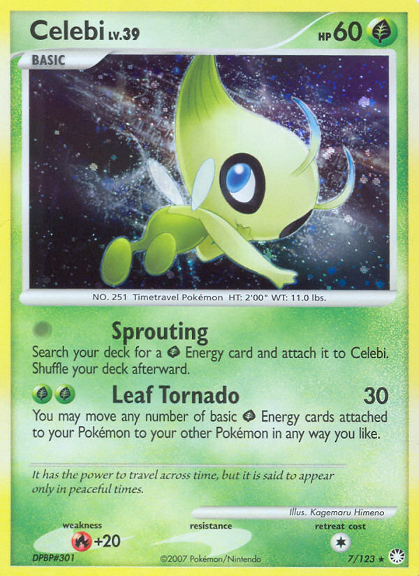 Celebi 007/124 Rare Holo