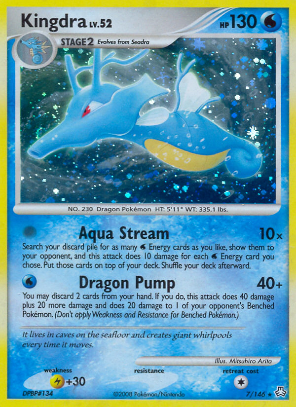 Kingdra 007/146 Rare Holo